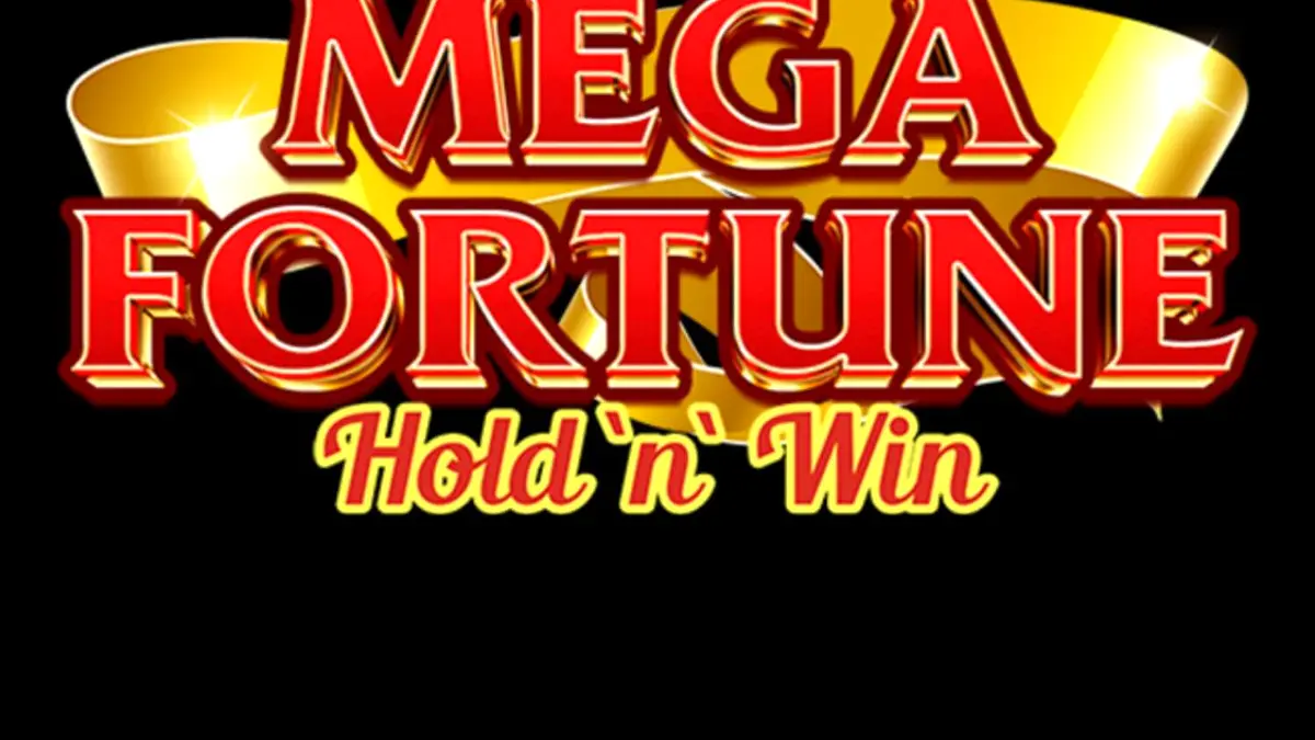Tampilan visual slot Mega Fortune Hold ‘n’ Win dengan nuansa lampu neon retro